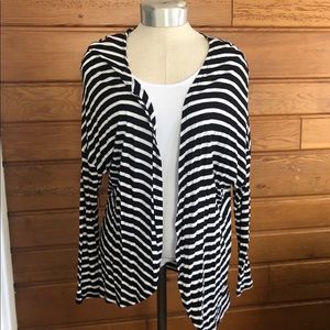 Black & White Lightweight Cardigan